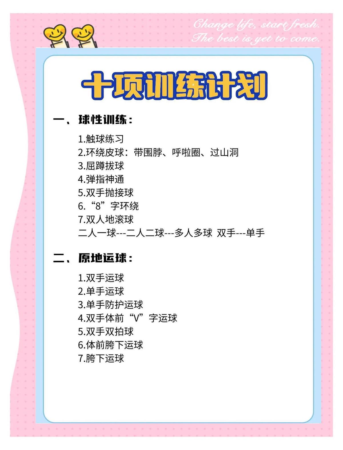 篮球训练教学零基础